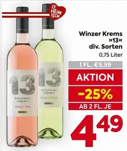 Billa Winzer Krems >>13<<< Angebot
