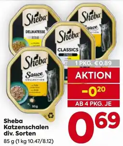 Billa Sheba Katzenschalen Angebot