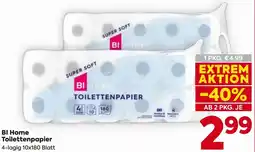 Billa BI Home Toilettenpapier Angebot