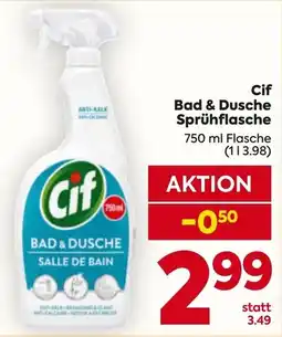 Billa Cif Bad & Dusche Sprühflasche Angebot