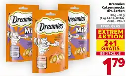 Billa Dreamies Katzensnacks Angebot