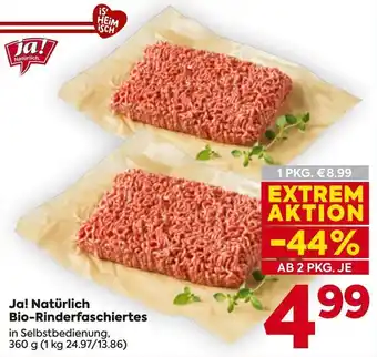 Billa Ja! Natürlich Bio-Rinderfaschiertes Angebot