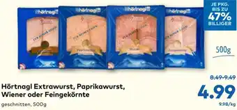 T&G Hörtnagl Extrawurst, Paprikawurst, Wiener Oder Feingekörnte 500g Angebot
