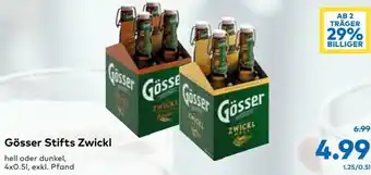 T&G Gösser Stifts Zwickl Angebot