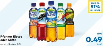 T&G Pfanner Eistee Oder Säfte Angebot