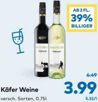 T&G Käfer Weine Angebot