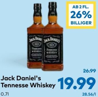 T&G Jack Daniel's Tennesse Whiskey 0.7l Angebot