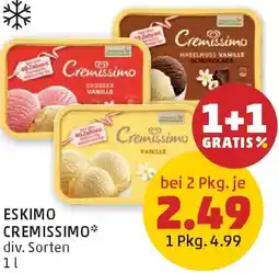 PENNY Eskimo cremissimo Angebot