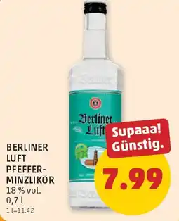 PENNY Berliner luft pfeffer- minzlikör Angebot