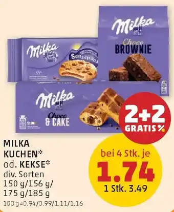 PENNY Milka kuchen od. kekse Angebot