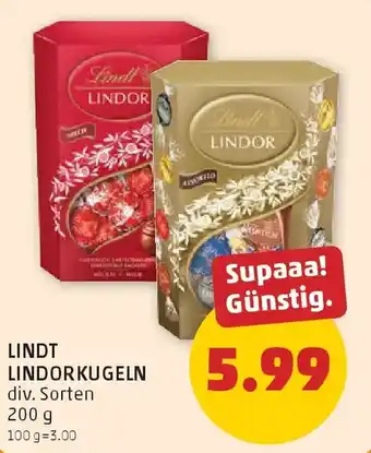 PENNY Lindt lindorkugeln Angebot