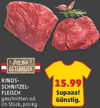 PENNY Rinds- schnitzel- fleisch Angebot