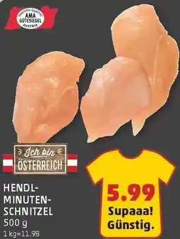 PENNY Hendl- minuten- schnitzel Angebot