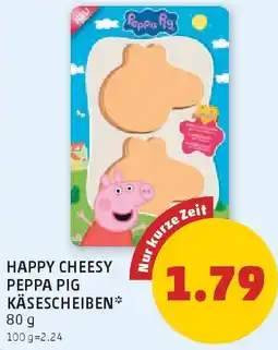 PENNY Happy cheesy peppa pig käsescheiben Angebot
