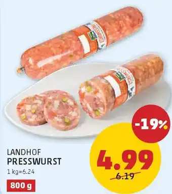 PENNY Landhof presswurst Angebot