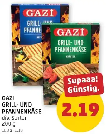 PENNY Gazi̇ grill-und pfannenkäse Angebot