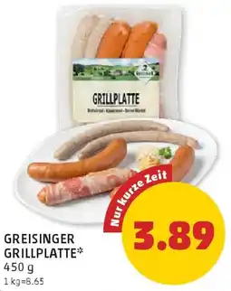 PENNY Greisinger grillplatte Angebot