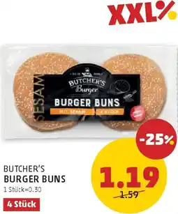 PENNY Butcher's burger buns Angebot