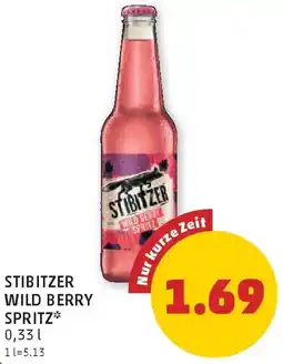 PENNY Stibitzer wild berry spritz Angebot