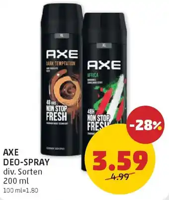 PENNY AXE DEO-SPRAY Angebot