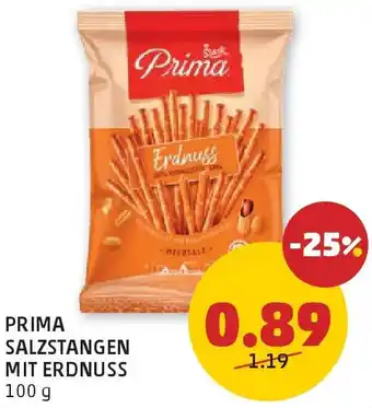 PENNY PRIMA SALZSTANGEN MIT ERDNUSS Angebot