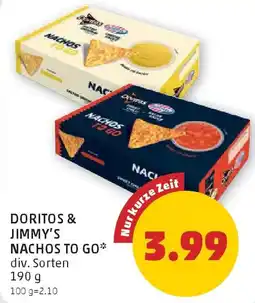 PENNY Doritos & jimmy's nachos to go Angebot