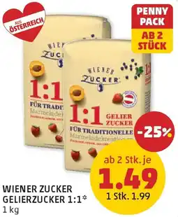 PENNY Wiener zucker gelierzucker 1:1 Angebot