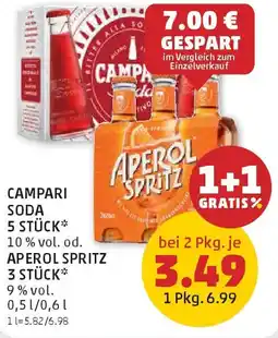 PENNY Campari soda od. aperol spritz Angebot