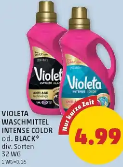 PENNY Violeta waschmittel intense color od. black Angebot