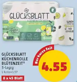 PENNY Glücksblatt küchenrolle blütenzeit Angebot