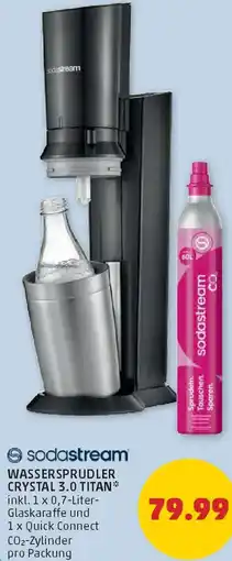 PENNY Sodastream wassersprudler crystal 3.0 titanx Angebot