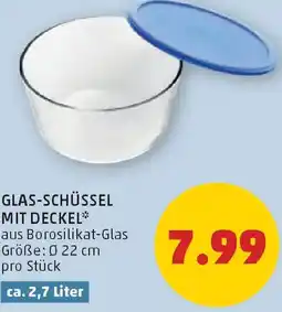 PENNY Glas-schüssel mit deckel Angebot