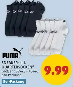 PENNY Sneaker- od. quartersocken Angebot