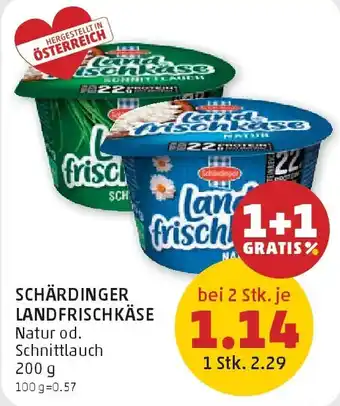 PENNY Schärdinger landfrischkäse Angebot