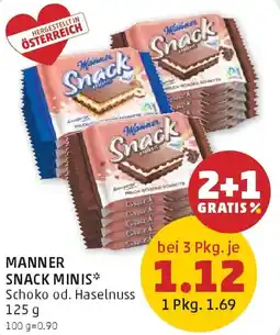 PENNY Manner snack minis Angebot
