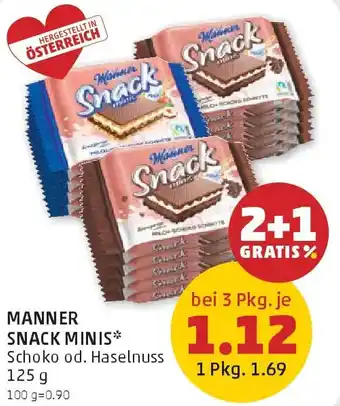 PENNY Manner snack minis Angebot