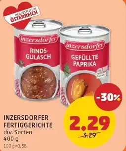 PENNY Inzersdorfer fertiggerichte Angebot