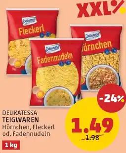 PENNY Delikatessa teigwaren hörnchen Angebot