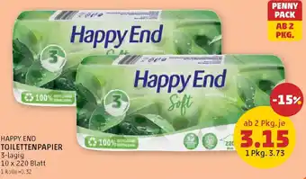 PENNY Happy end toilettenpapier Angebot