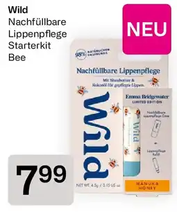 Bipa Wild Nachfüllbare Lippenpflege Starterkit Bee Angebot