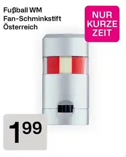 Bipa Fußball WM Fan-Schminkstift Österreich Angebot