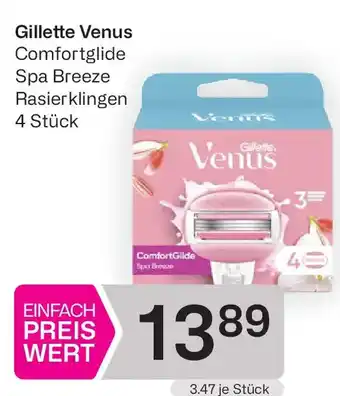 Bipa Gillette Venus Comfortglide Spa Breeze Rasierklingen Angebot
