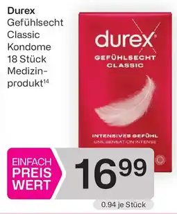Bipa Durex Gefühlsecht Kondome 18 Stück Medizin- produkt¹4 Angebot