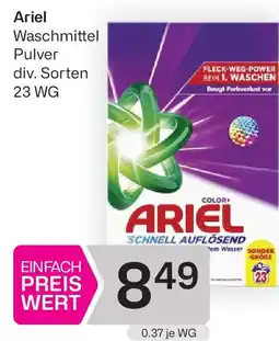 Bipa Ariel Waschmittel Pulver Angebot