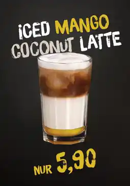 Tchibo Eduscho ¡ced mango coconut latte Angebot