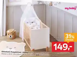 XXXLutz Gitterbett komplett set honey Angebot