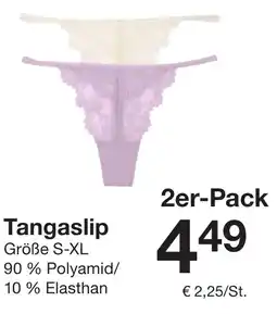 Zeeman Tangaslip Angebot