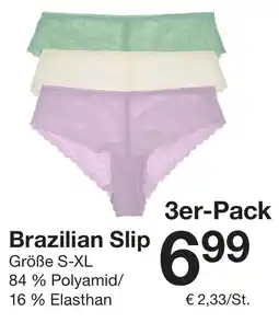 Zeeman Brazilian Slip Angebot