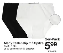 Zeeman Mady Taillenslip mit Spitze Angebot