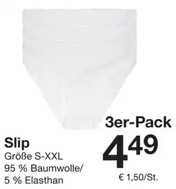 Zeeman Slip Angebot